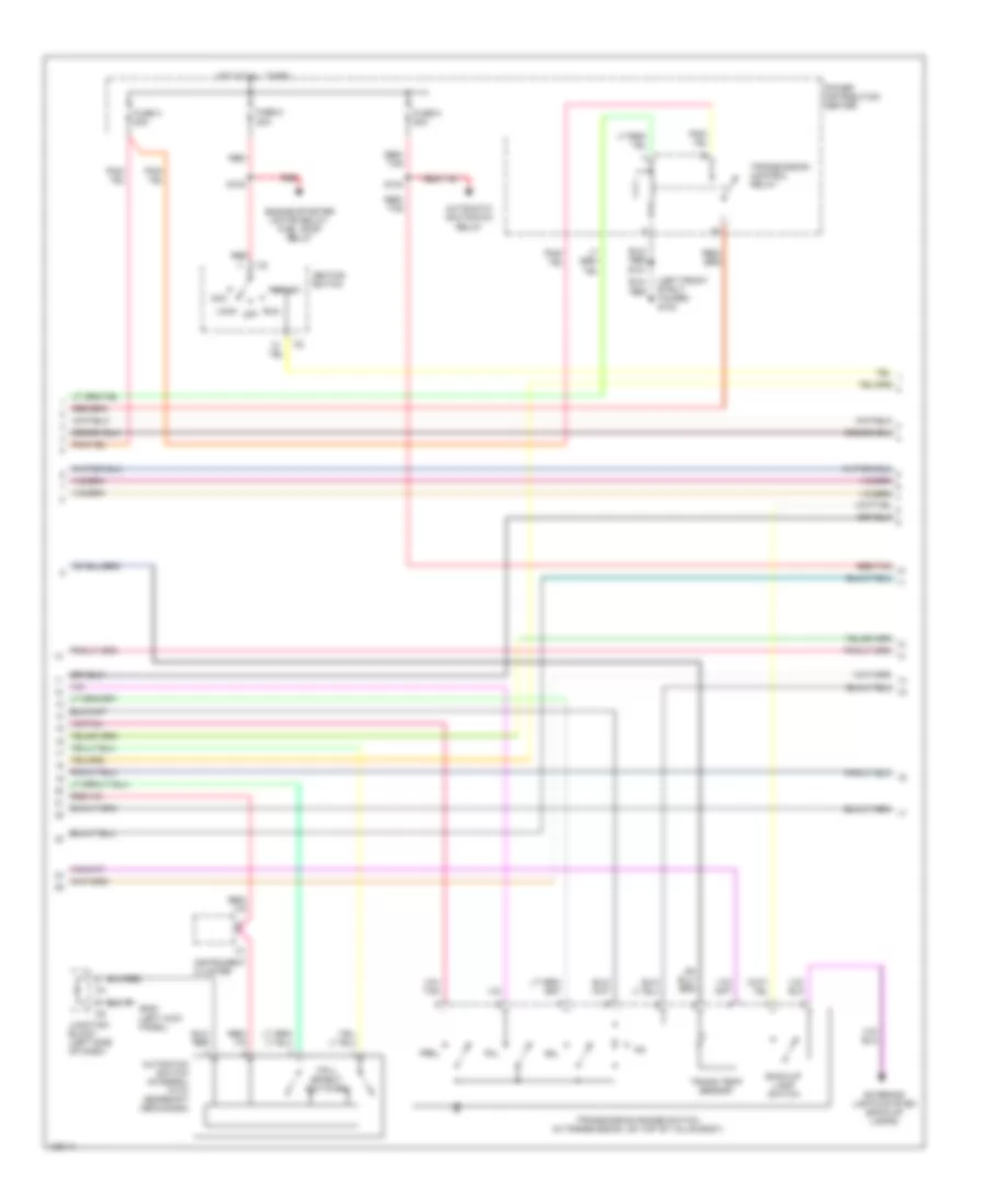 A T Wiring Diagram 2 of 3 for Chrysler Sebring LXi 1999