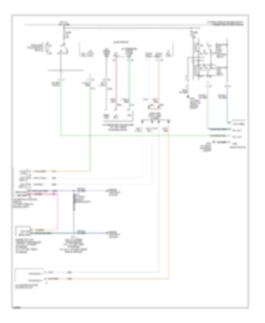 Cooling Fan Wiring Diagram for Chrysler 300 Limited 2008