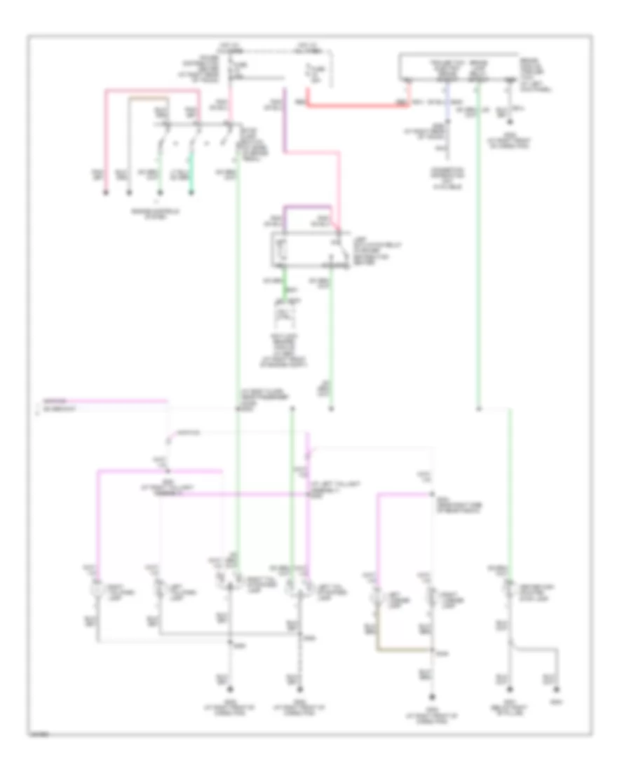 Exterior Lamps Wiring Diagram, 300C (2 of 2) for Chrysler 300 Limited 2008