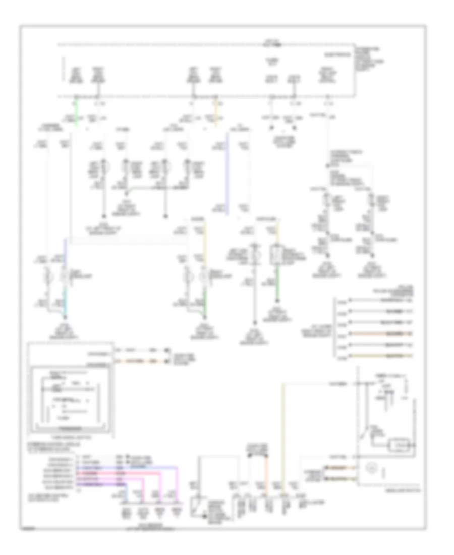 Headlights Wiring Diagram for Chrysler 300 Limited 2008