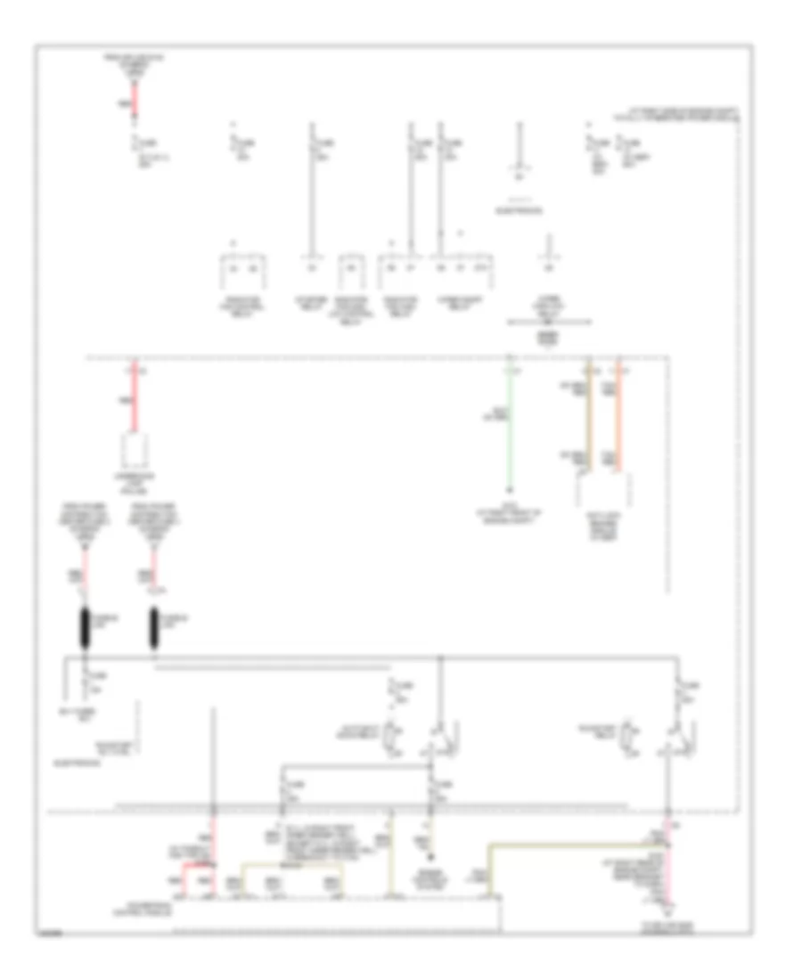 Power Distribution Wiring Diagram 2 of 5 for Chrysler 300 Limited 2008