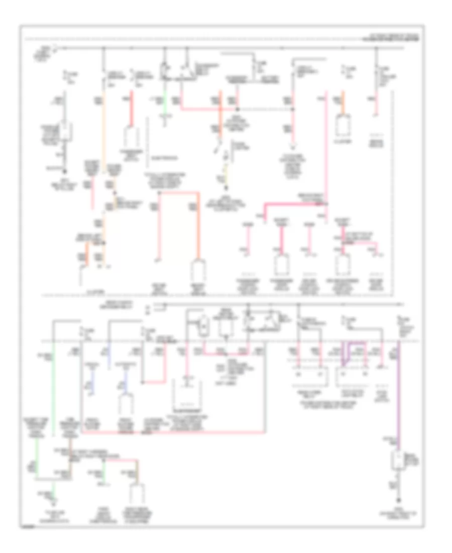 Power Distribution Wiring Diagram 3 of 5 for Chrysler 300 Limited 2008