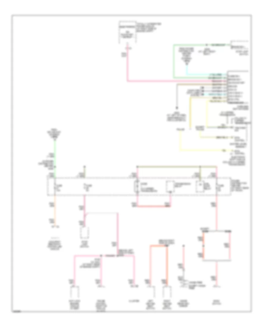 Power Distribution Wiring Diagram 4 of 5 for Chrysler 300 Limited 2008