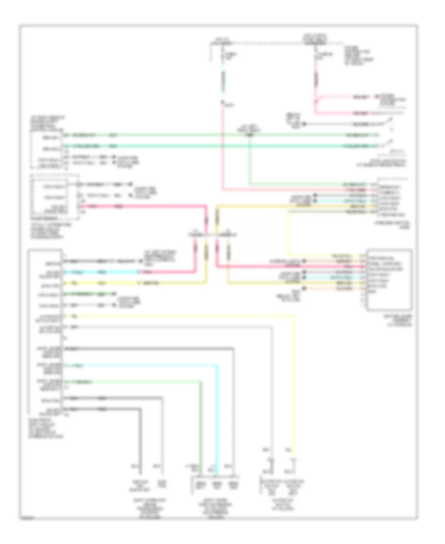 Shift Interlock Wiring Diagram, 5 Speed AT for Chrysler 300 Limited 2008