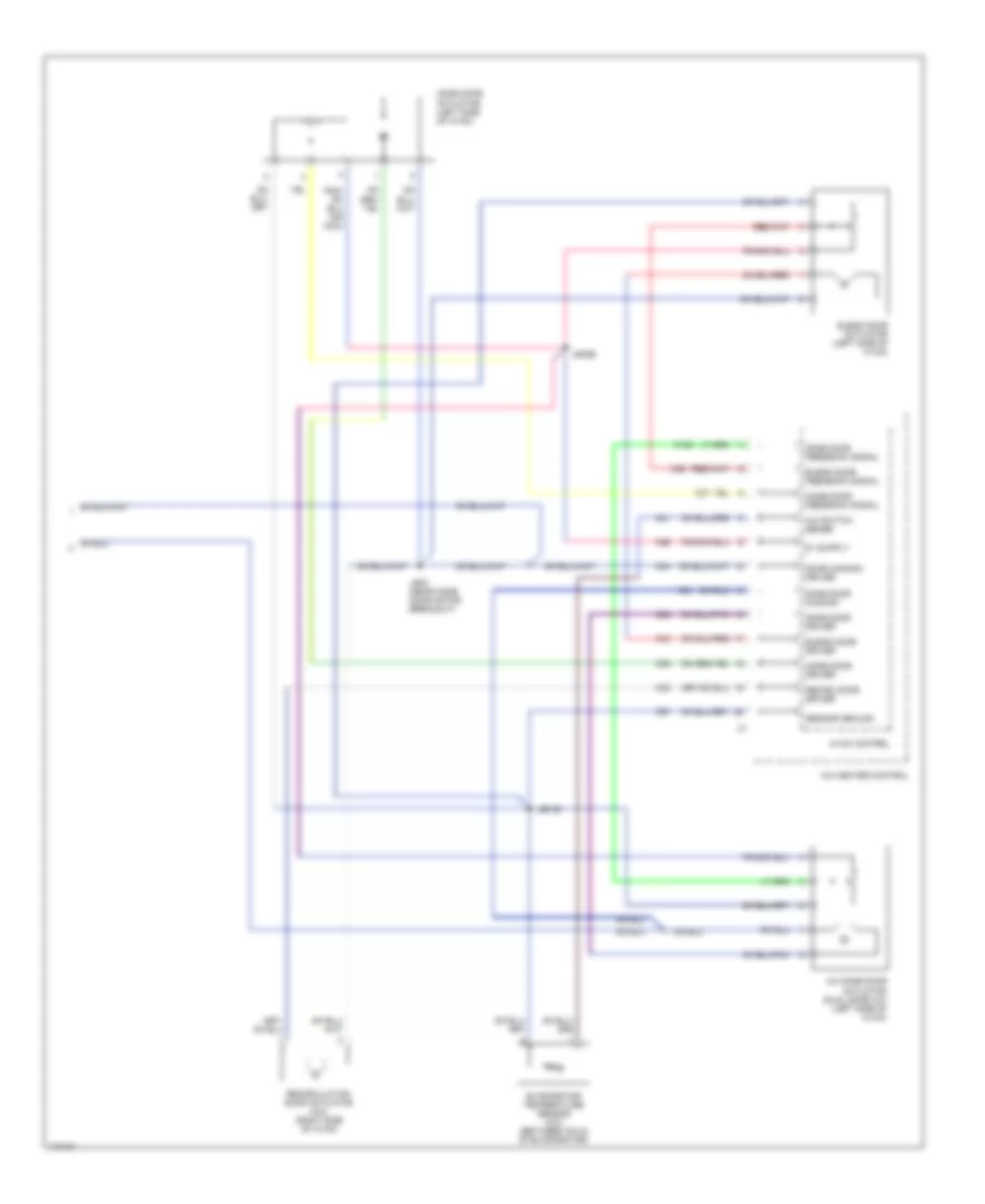 Manual AC Wiring Diagram (3 of 3) for Chrysler Town  Country Limited 1999