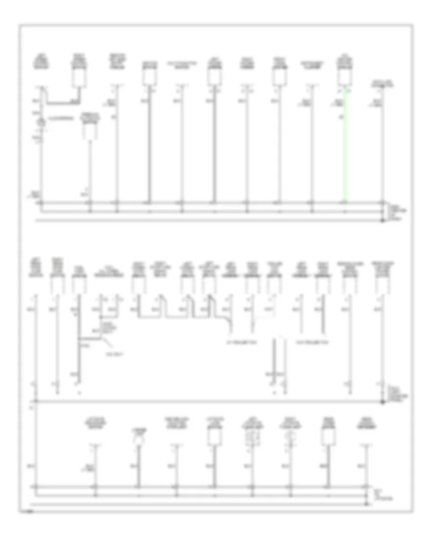 Ground Distribution Wiring Diagram 2 of 3 for Chrysler Town  Country Limited 1999