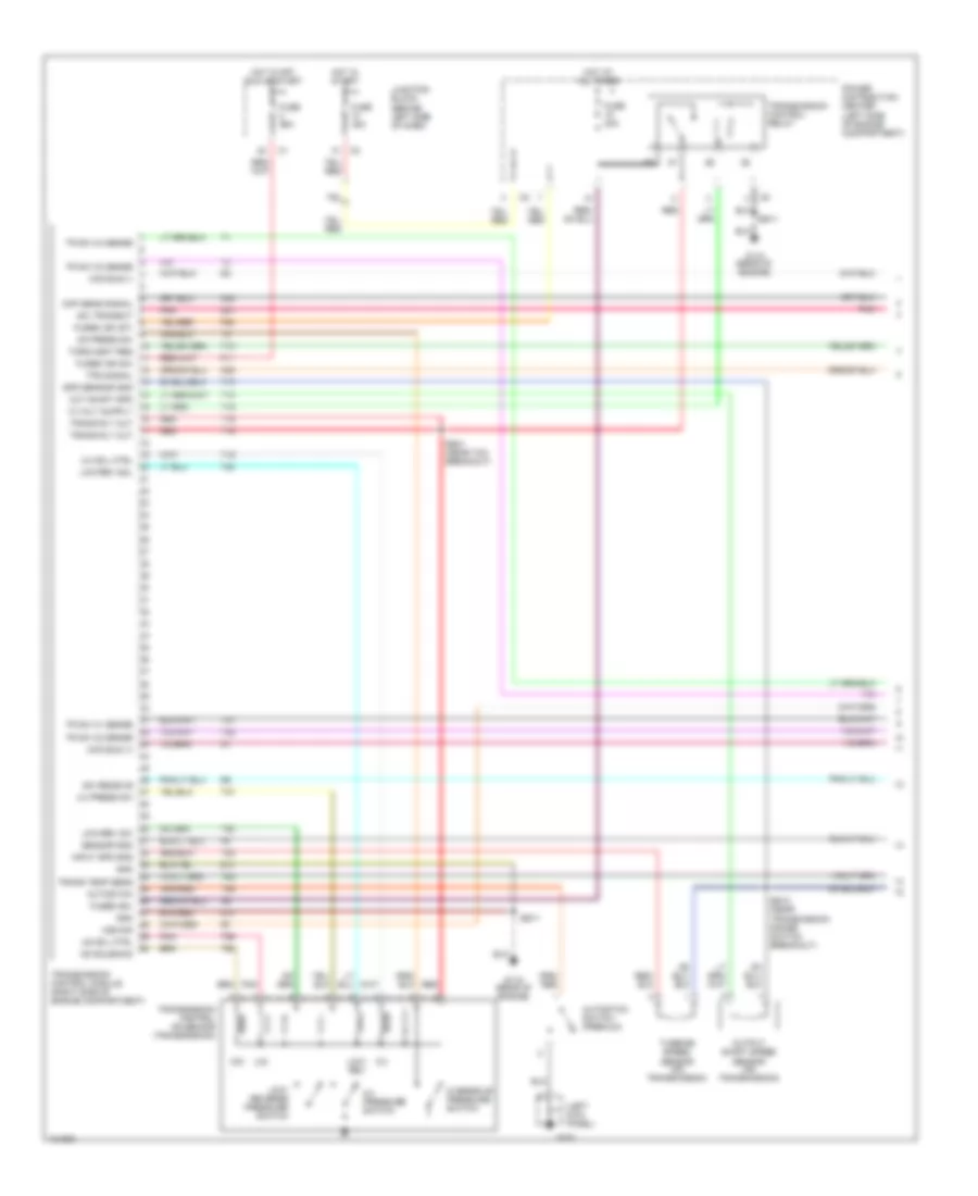 3 3L A T Wiring Diagram 1 of 2 for Chrysler Town  Country Limited 1999