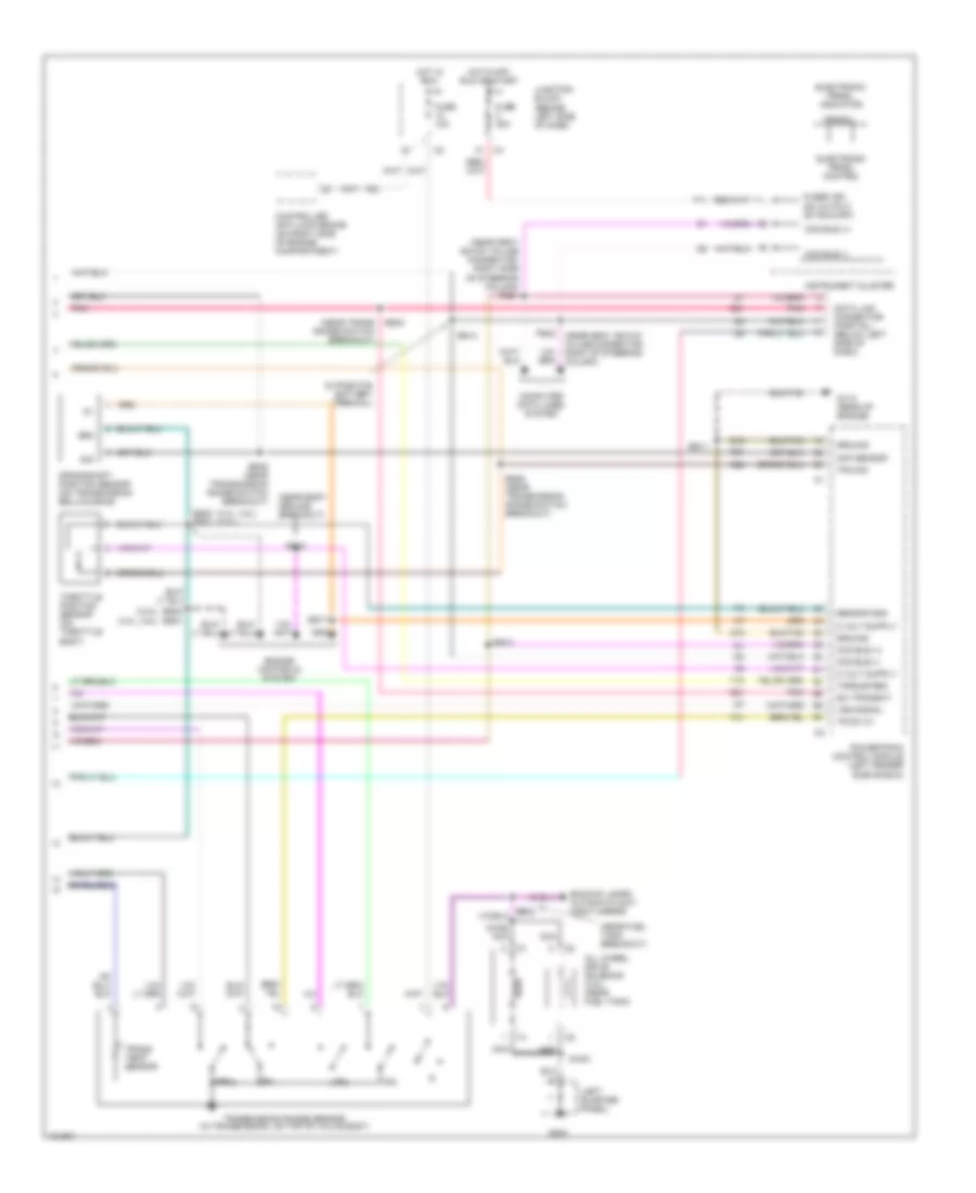 3 3L A T Wiring Diagram 2 of 2 for Chrysler Town  Country Limited 1999