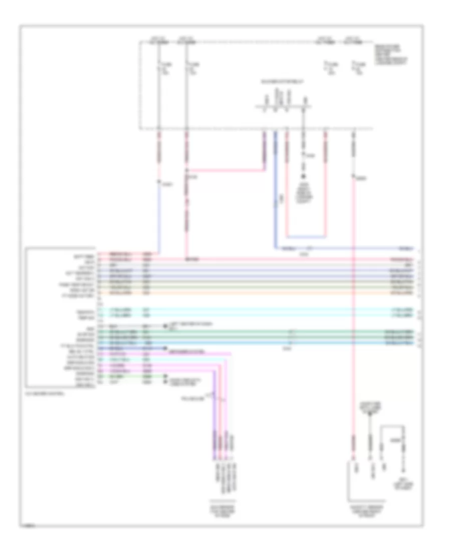 Automatic AC Wiring Diagram (1 of 3) for Chrysler 300 2013