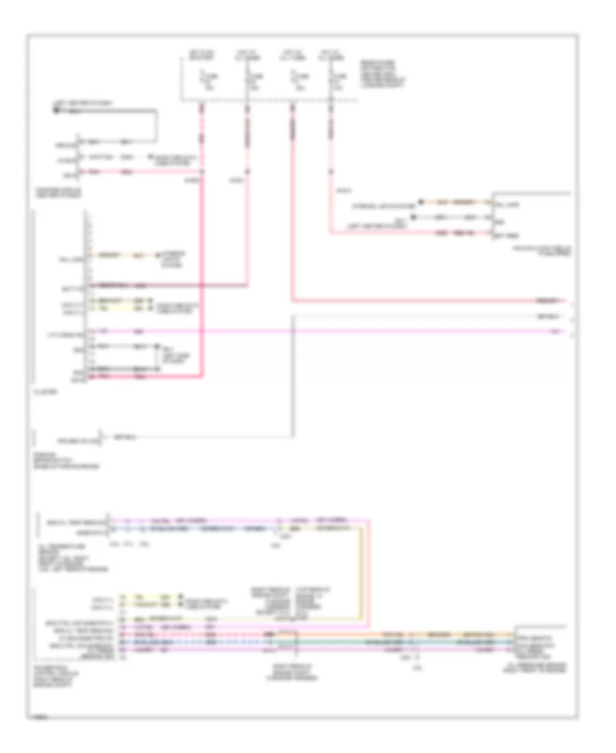 Instrument Cluster Wiring Diagram 1 of 2 for Chrysler 300 2013
