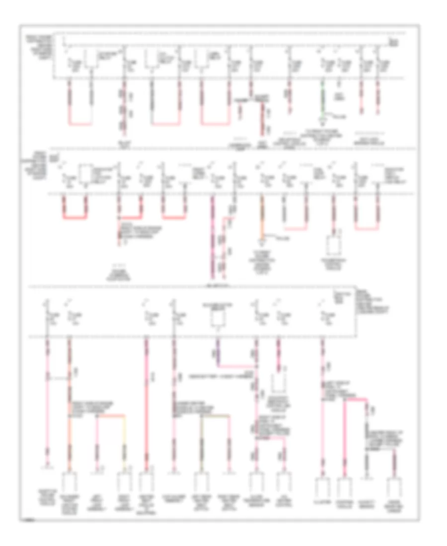 Power Distribution Wiring Diagram (3 of 4) for Chrysler 300 2013