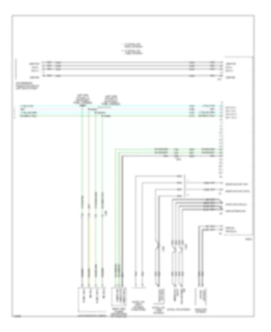 Radio Wiring Diagram Base 2 of 2 for Chrysler 300 2013