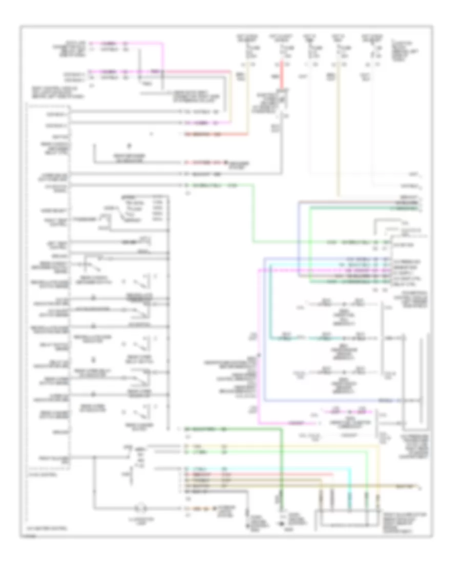 Manual AC Wiring Diagram (1 of 3) for Chrysler Town  Country LX 1999