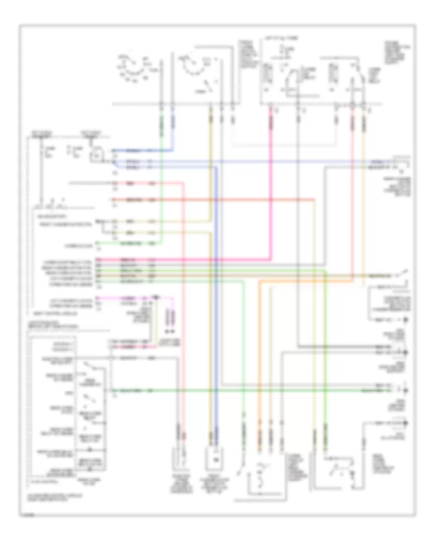 WiperWasher Wiring Diagram for Chrysler Town  Country LX 1999