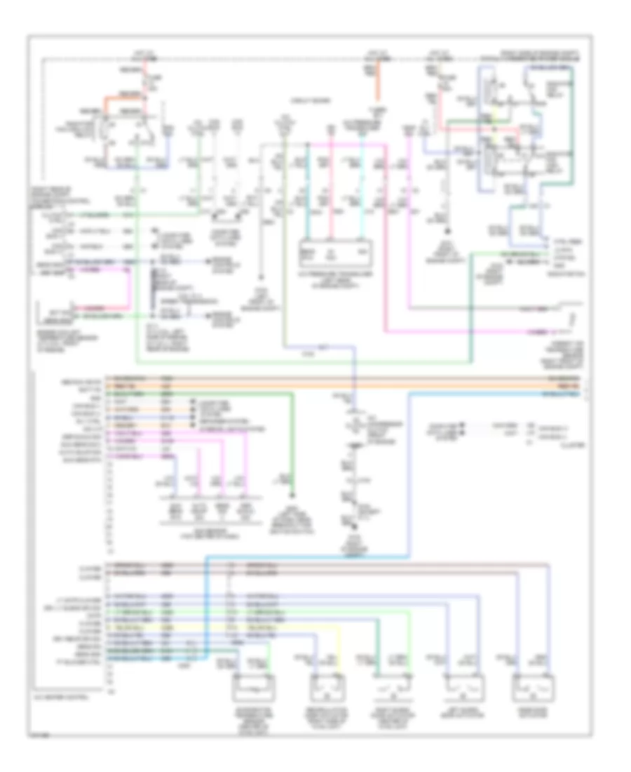 Automatic A C Wiring Diagram 1 of 2 for Chrysler 300 C 2010