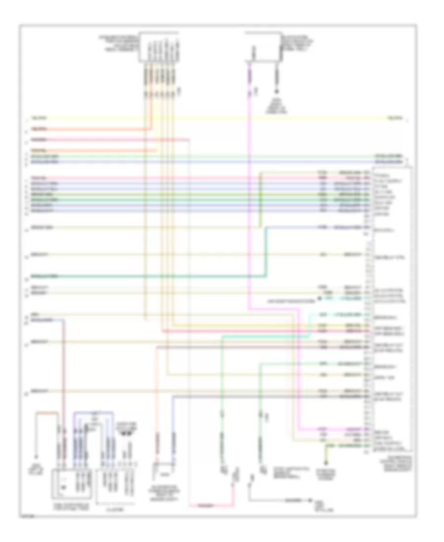 2.7L, Engine Performance Wiring Diagram (4 of 5) for Chrysler 300 C 2010