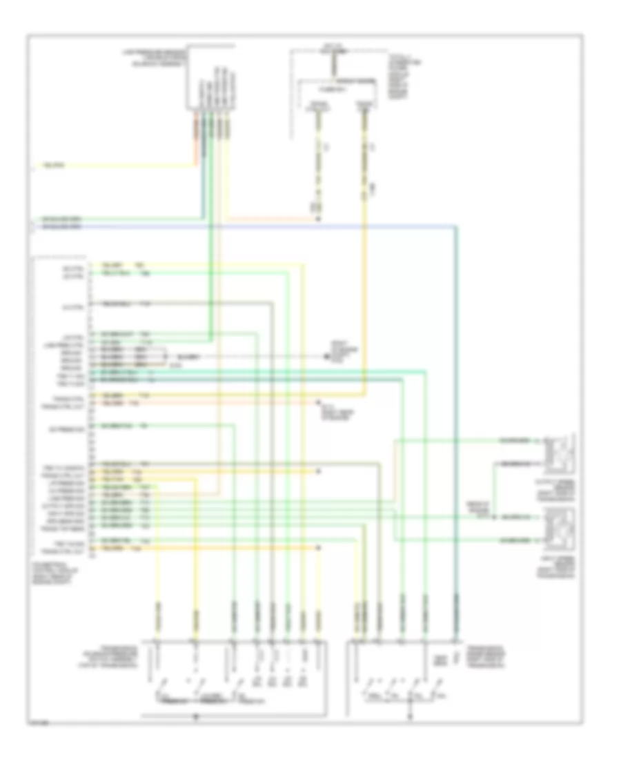 2.7L, Engine Performance Wiring Diagram (5 of 5) for Chrysler 300 C 2010