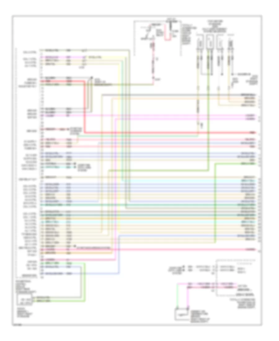 5.7L, Engine Performance Wiring Diagram (1 of 4) for Chrysler 300 C 2010