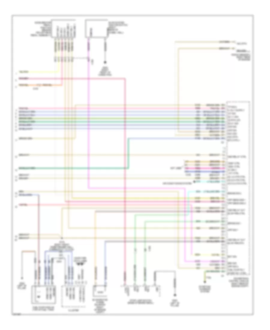 6.1L, Engine Performance Wiring Diagram (4 of 4) for Chrysler 300 C 2010