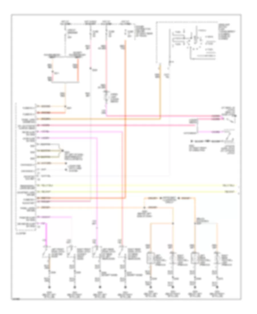 Courtesy Lamps Wiring Diagram 1 of 2 for Chrysler 300 LX 2008