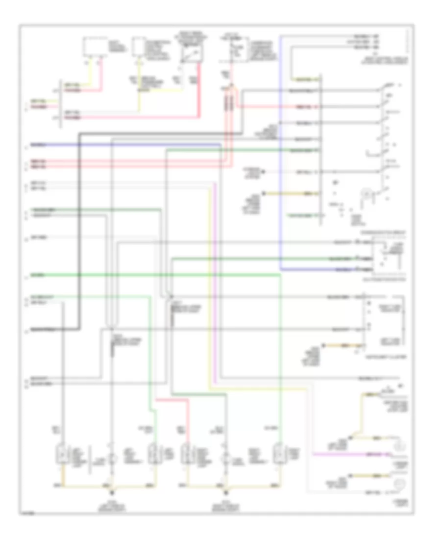 Exterior Lamps Wiring Diagram 3 of 3 for Chrysler Crossfire 2004