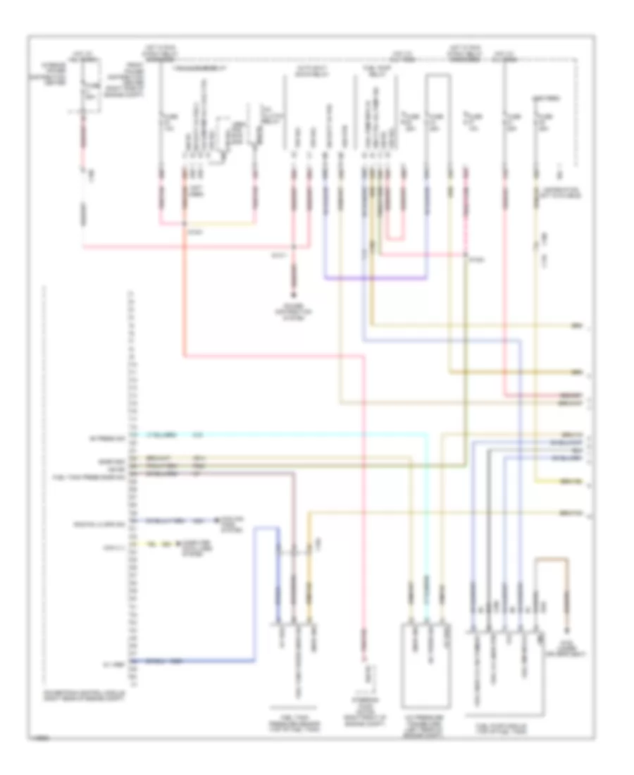 5.7L, Engine Performance Wiring Diagram (1 of 5) for Chrysler 300 C 2013