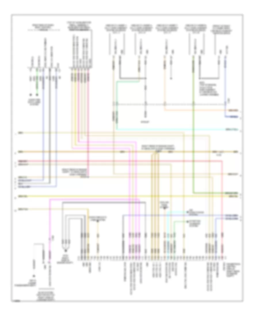 5.7L, Engine Performance Wiring Diagram (2 of 5) for Chrysler 300 C 2013