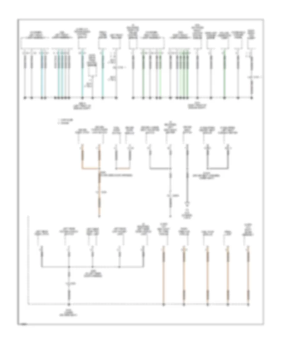 Ground Distribution Wiring Diagram 1 of 5 for Chrysler 300 C 2013