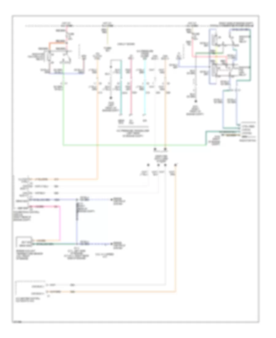 Cooling Fan Wiring Diagram for Chrysler 300 Limited 2010