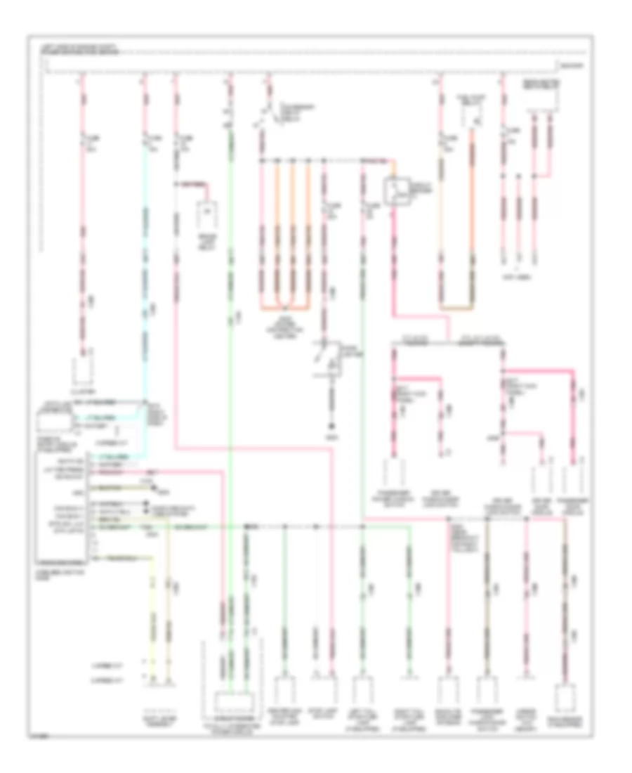 Power Distribution Wiring Diagram 2 of 4 for Chrysler 300 Limited 2010
