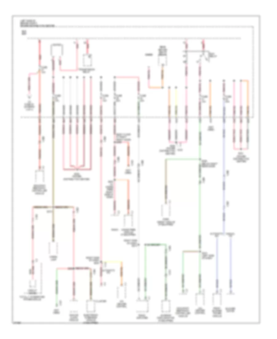 Power Distribution Wiring Diagram 3 of 4 for Chrysler 300 Limited 2010