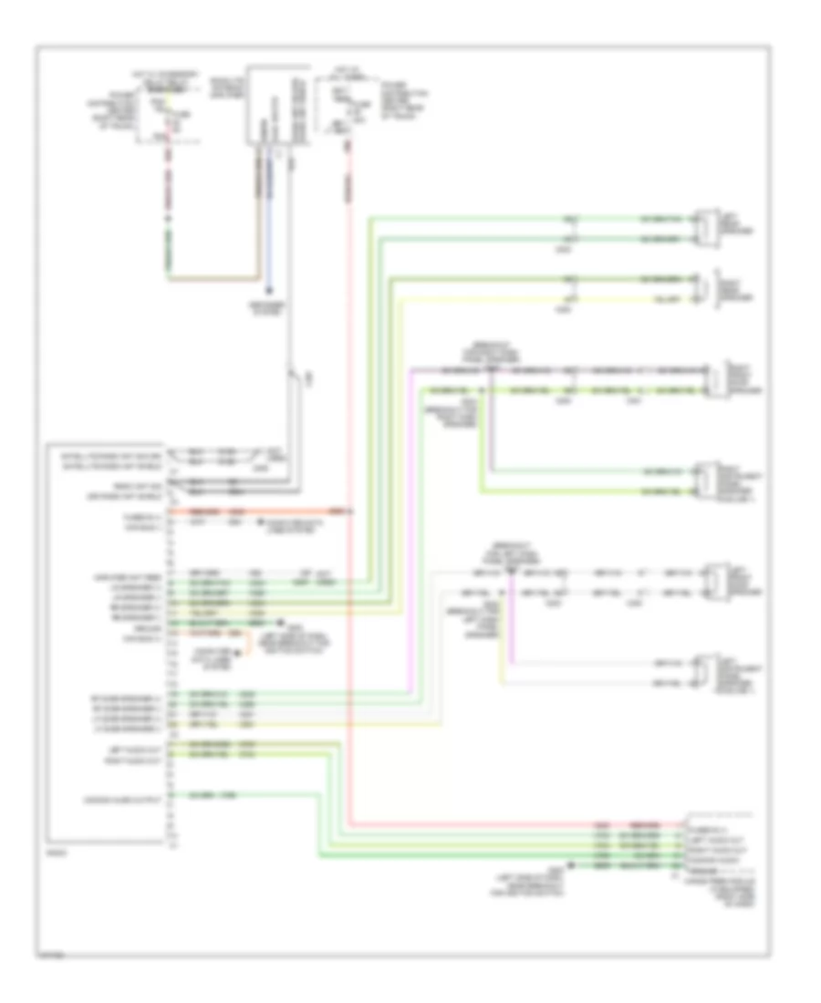 Radio Wiring Diagram, Base for Chrysler 300 Limited 2010