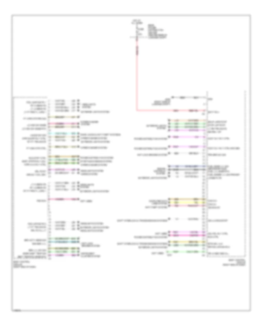Body Control Modules Wiring Diagram 1 of 2 for Chrysler 300 S 2013