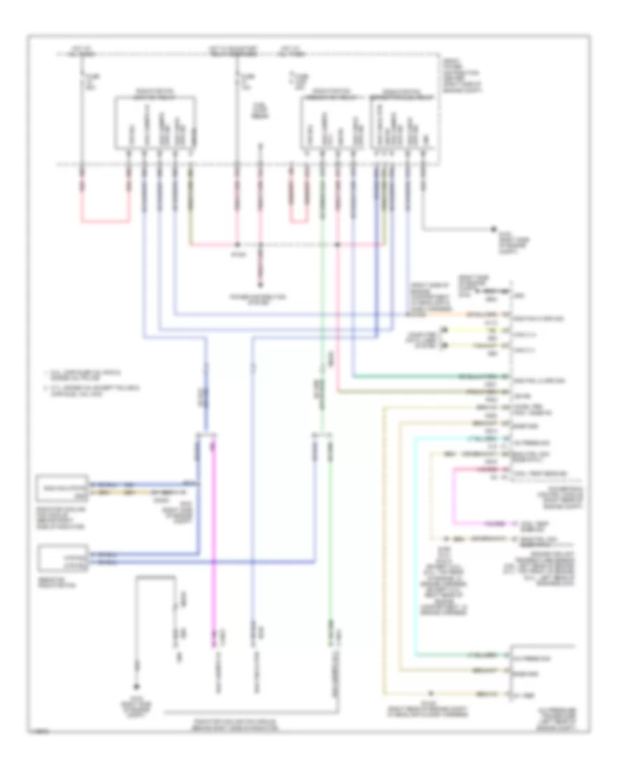 Cooling Fan Wiring Diagram for Chrysler 300 S 2013