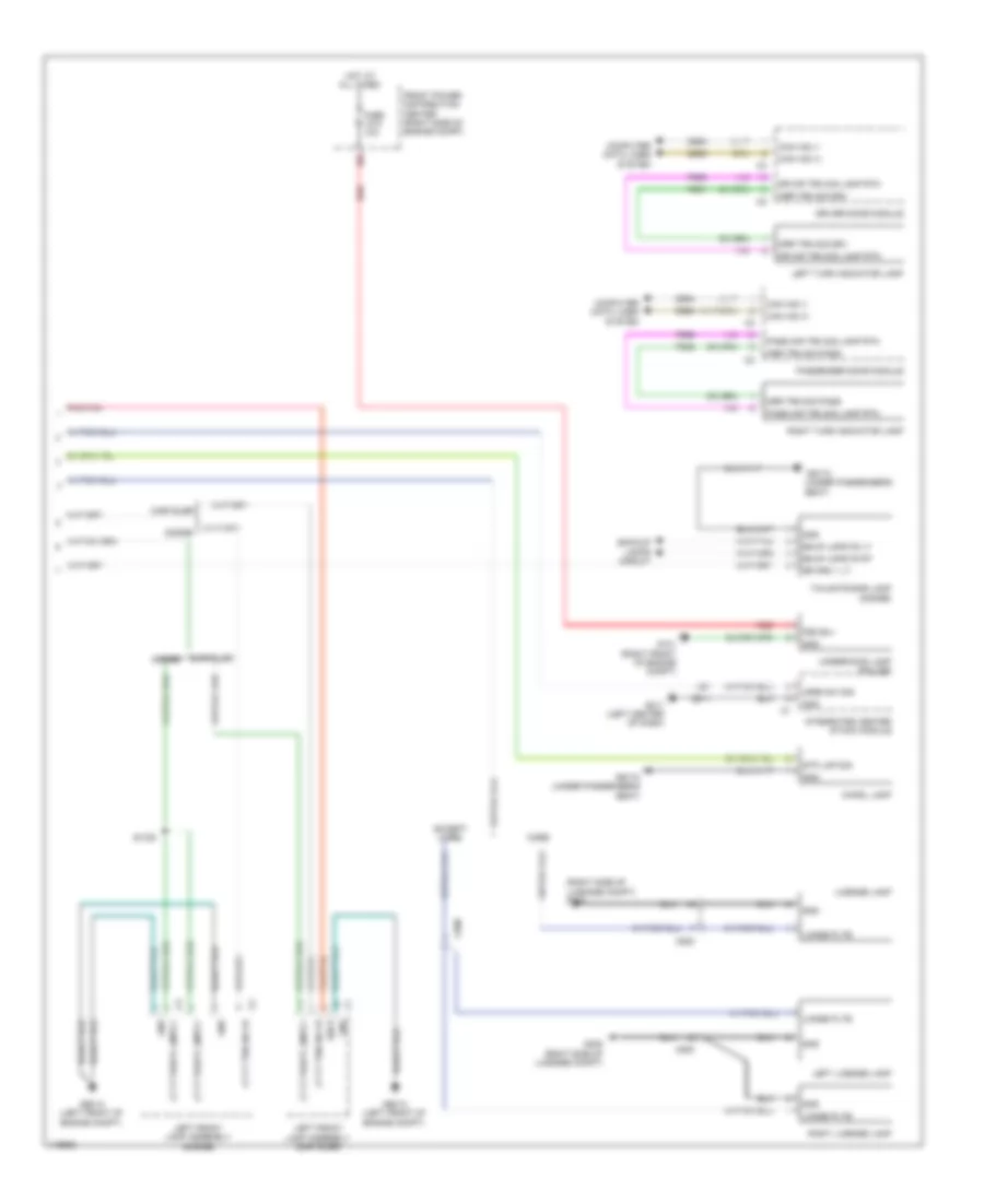 Exterior Lamps Wiring Diagram (2 of 2) for Chrysler 300 S 2013