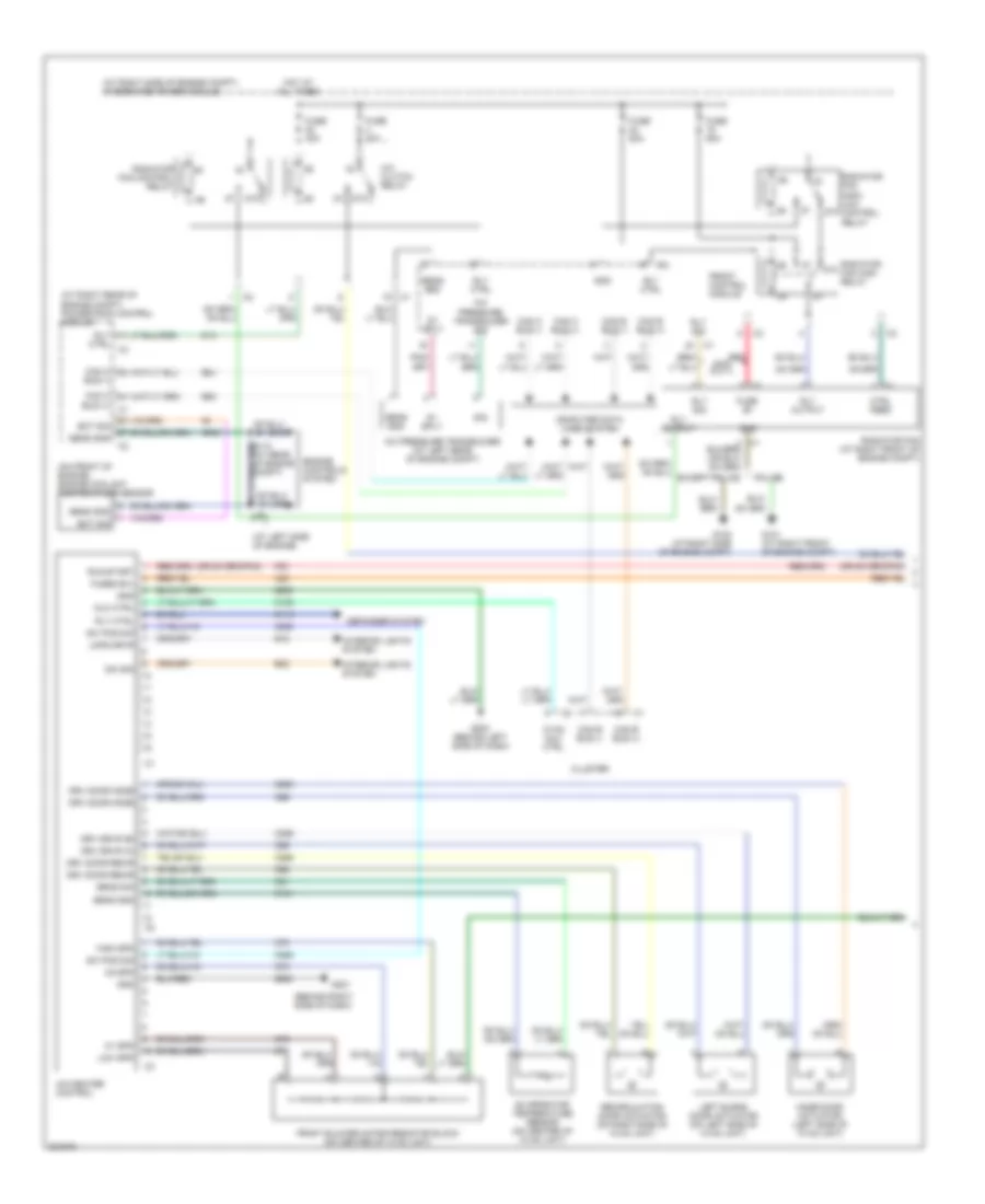 Manual A C Wiring Diagram 1 of 2 for Chrysler 300 2006