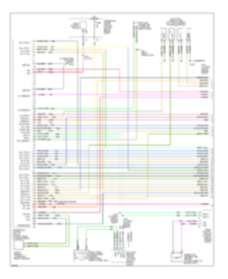 6.1L, Engine Performance Wiring Diagram (1 of 4) for Chrysler 300 2006