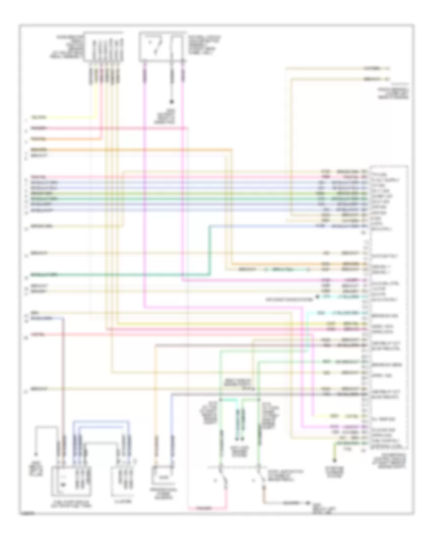 6.1L, Engine Performance Wiring Diagram (4 of 4) for Chrysler 300 2006