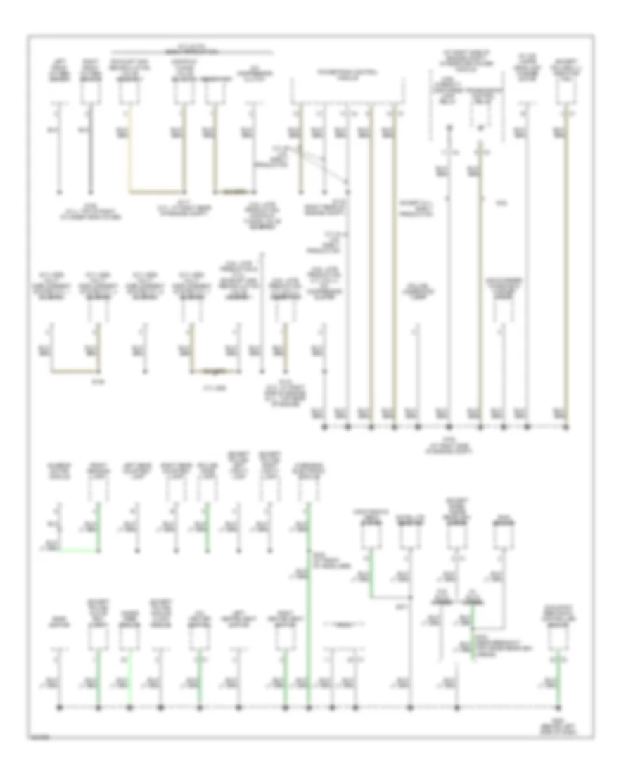 Ground Distribution Wiring Diagram (2 of 4) for Chrysler 300 2006