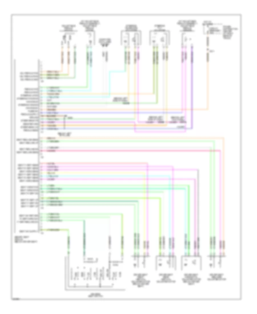 Memory Systems Wiring Diagram 1 of 2 for Chrysler 300 2006