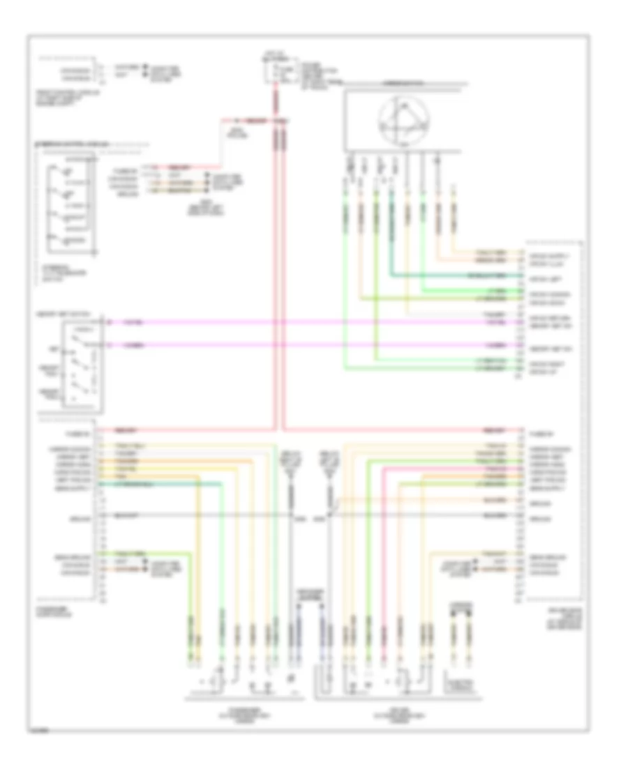 Memory Systems Wiring Diagram (2 of 2) for Chrysler 300 2006