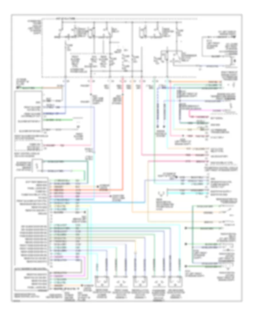 Automatic AC Wiring Diagram for Chrysler Pacifica 2004