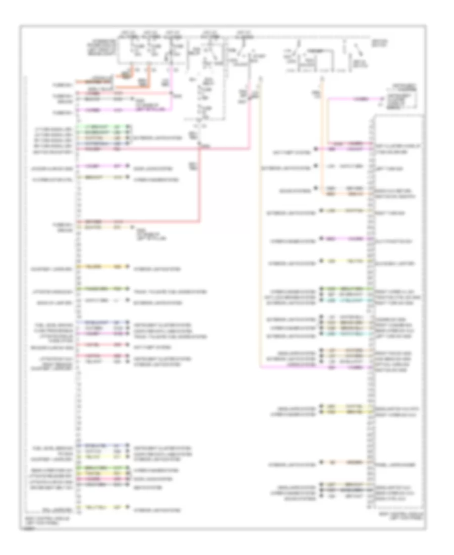 Body Control Modules Wiring Diagram for Chrysler Pacifica 2004