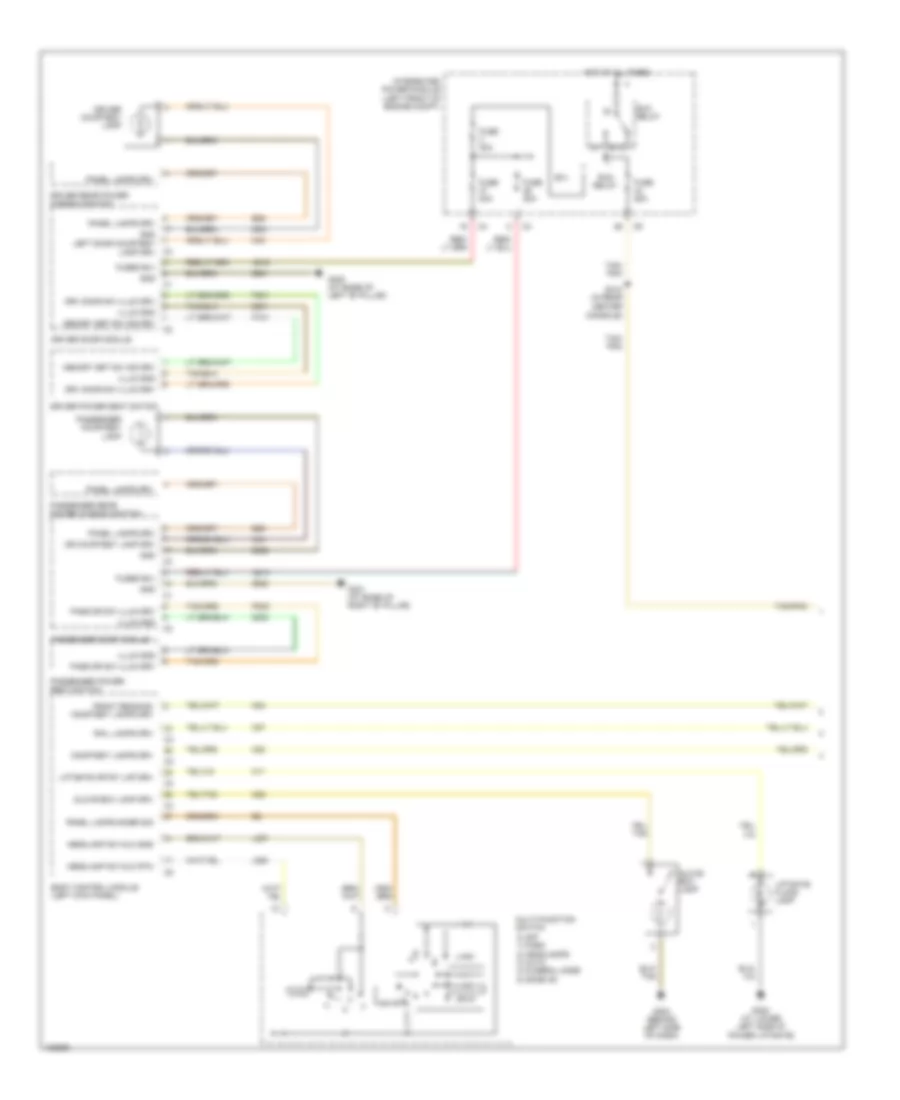 Interior Lights Wiring Diagram 1 of 2 for Chrysler Pacifica 2004