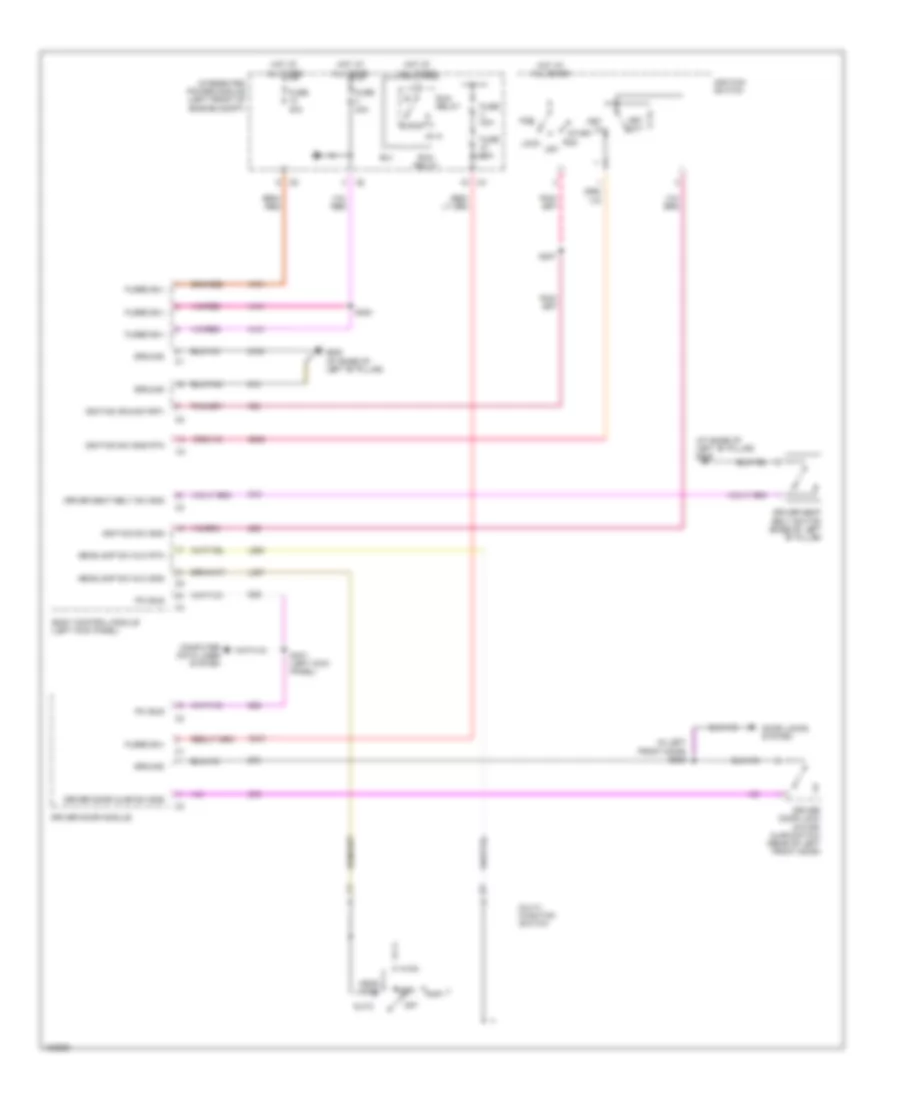Warning Systems Wiring Diagram for Chrysler Pacifica 2004