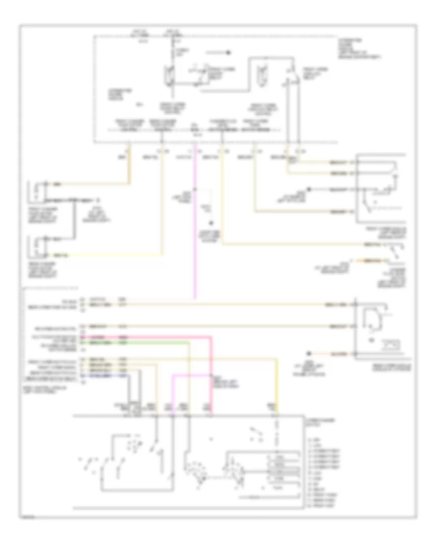 WiperWasher Wiring Diagram for Chrysler Pacifica 2004