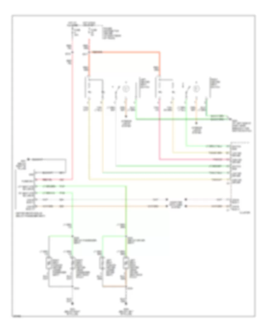 Front Heated Seats Wiring Diagram for Chrysler 300 Touring 2008