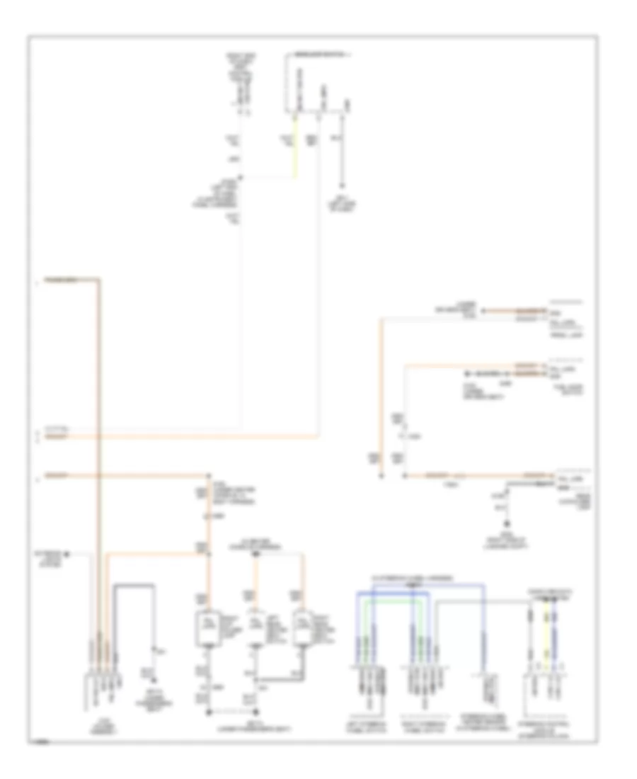 Instrument Illumination Wiring Diagram (2 of 2) for Chrysler 300 SRT-8 2013