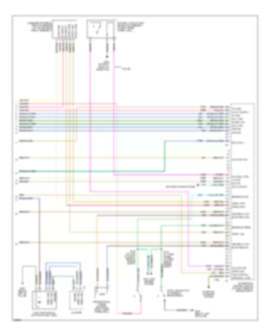 3 5L Engine Performance Wiring Diagram Late Production with Autostick 4 of 4 for Chrysler 300 C 2006