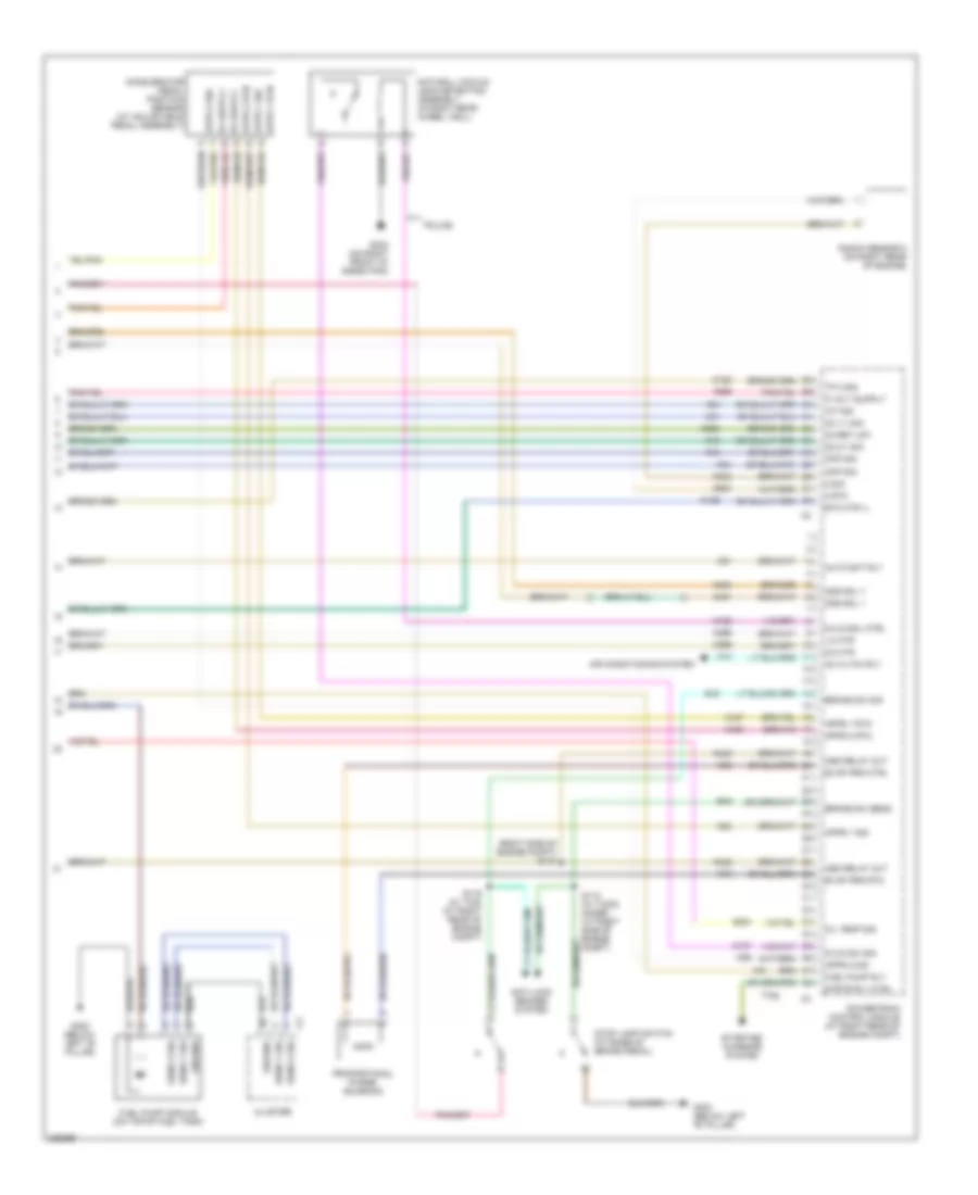 5.7L, Engine Performance Wiring Diagram, Late Production (4 of 4) for Chrysler 300 C 2006